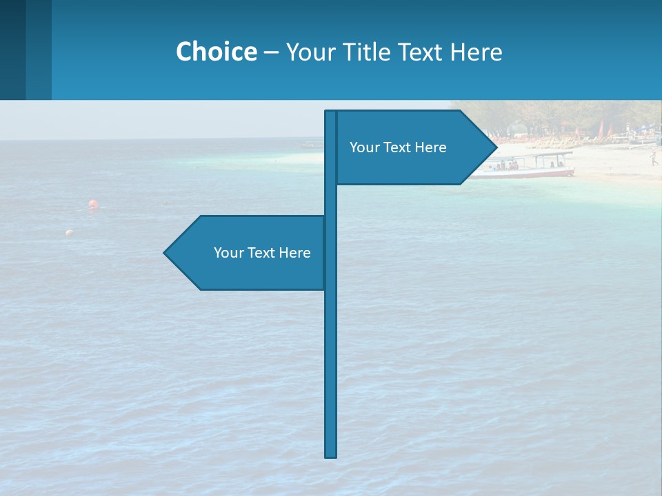 Relax Cloud Blue PowerPoint Template