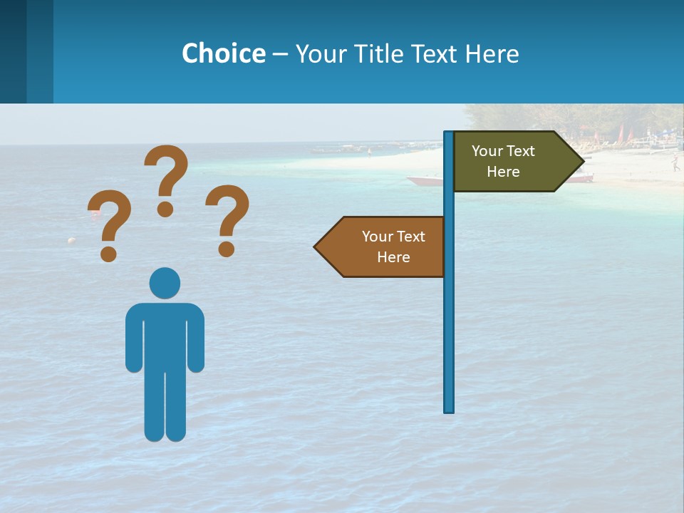 Relax Cloud Blue PowerPoint Template