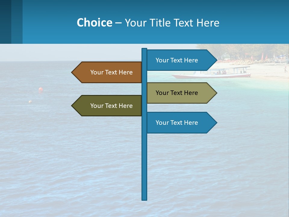 Relax Cloud Blue PowerPoint Template