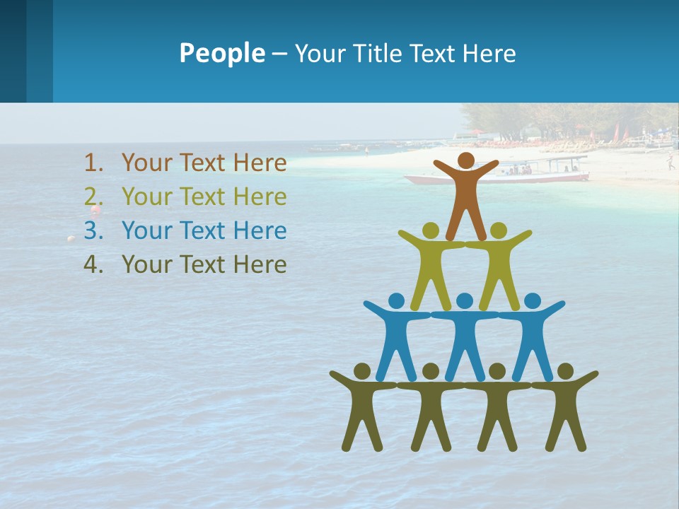 Relax Cloud Blue PowerPoint Template