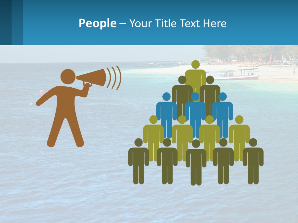 Relax Cloud Blue PowerPoint Template