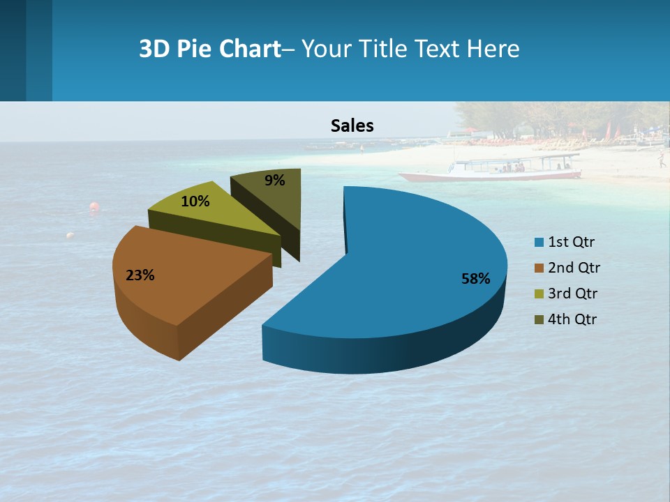 Relax Cloud Blue PowerPoint Template