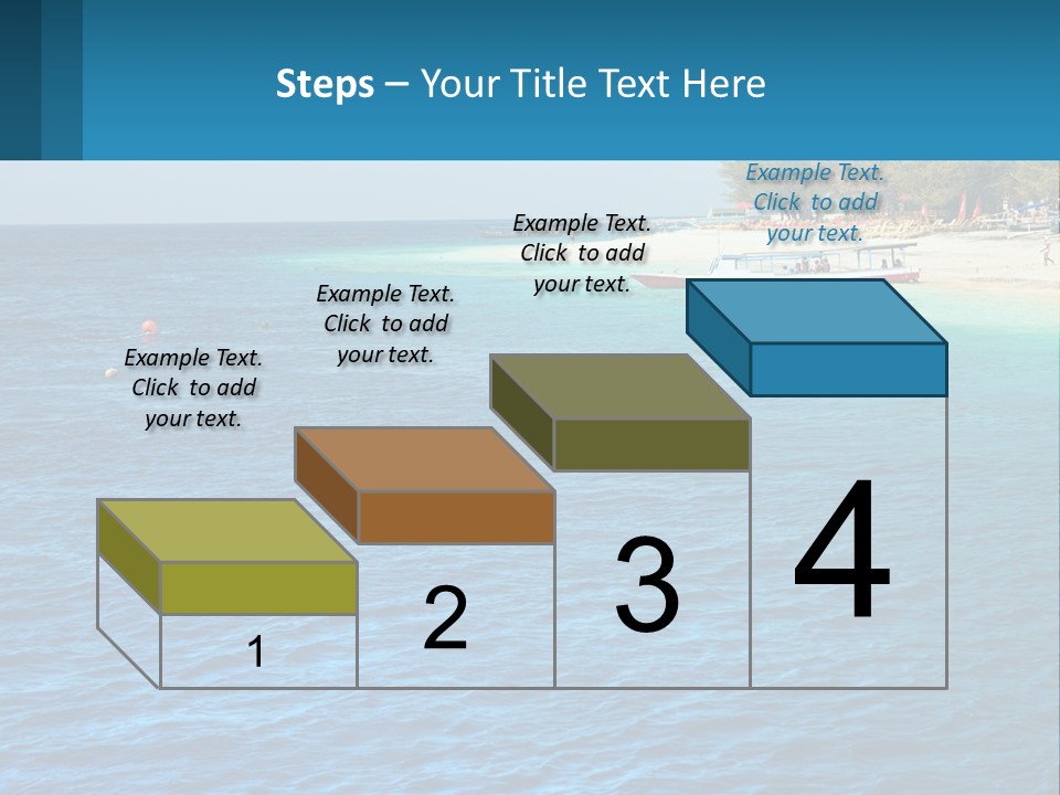 Relax Cloud Blue PowerPoint Template