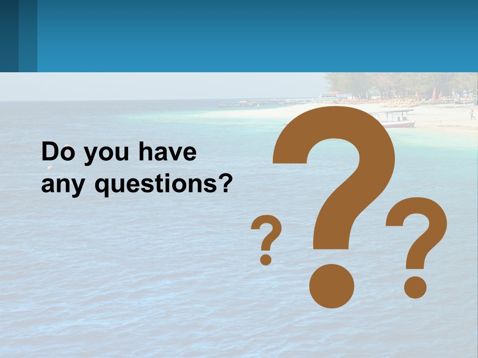 Relax Cloud Blue PowerPoint Template