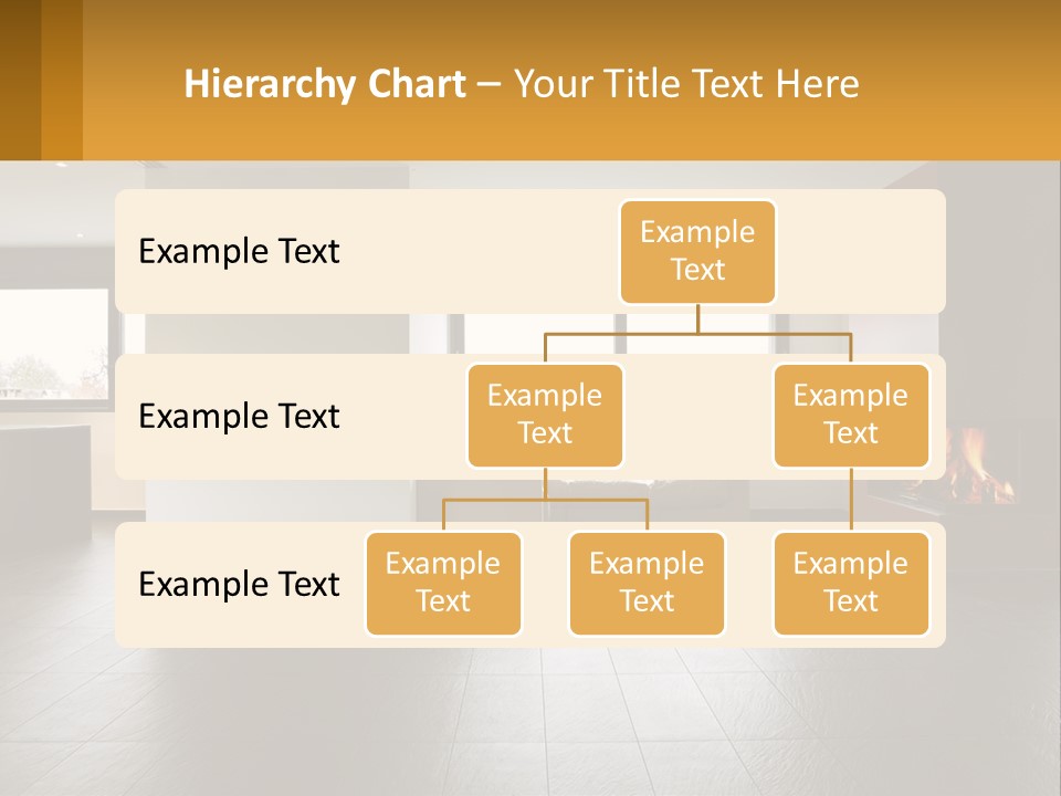 Residence View Kitchen PowerPoint Template