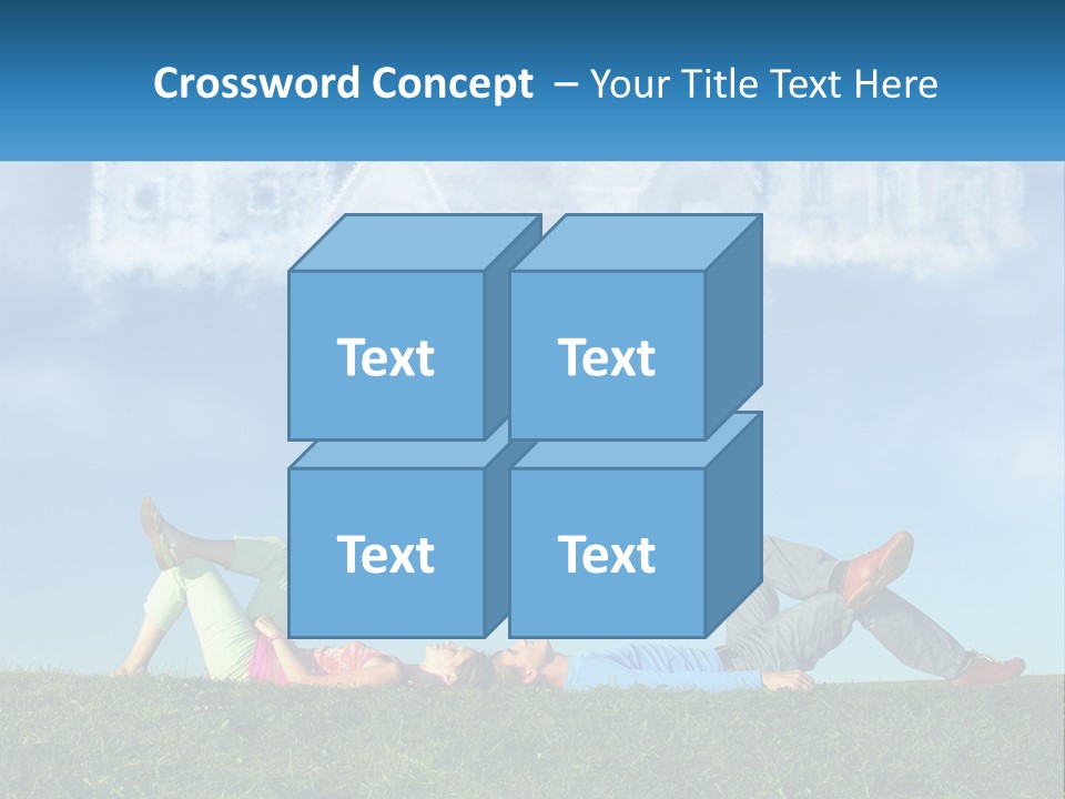House Cloud Together PowerPoint Template