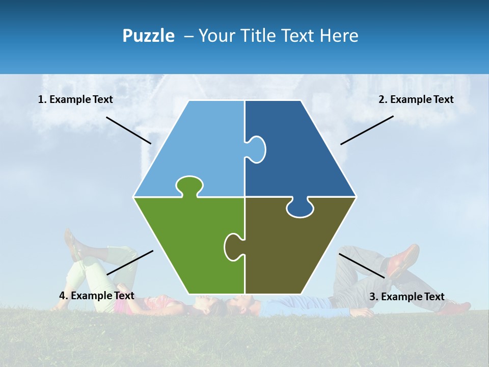 House Cloud Together PowerPoint Template