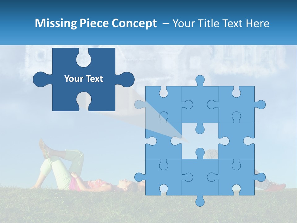 House Cloud Together PowerPoint Template