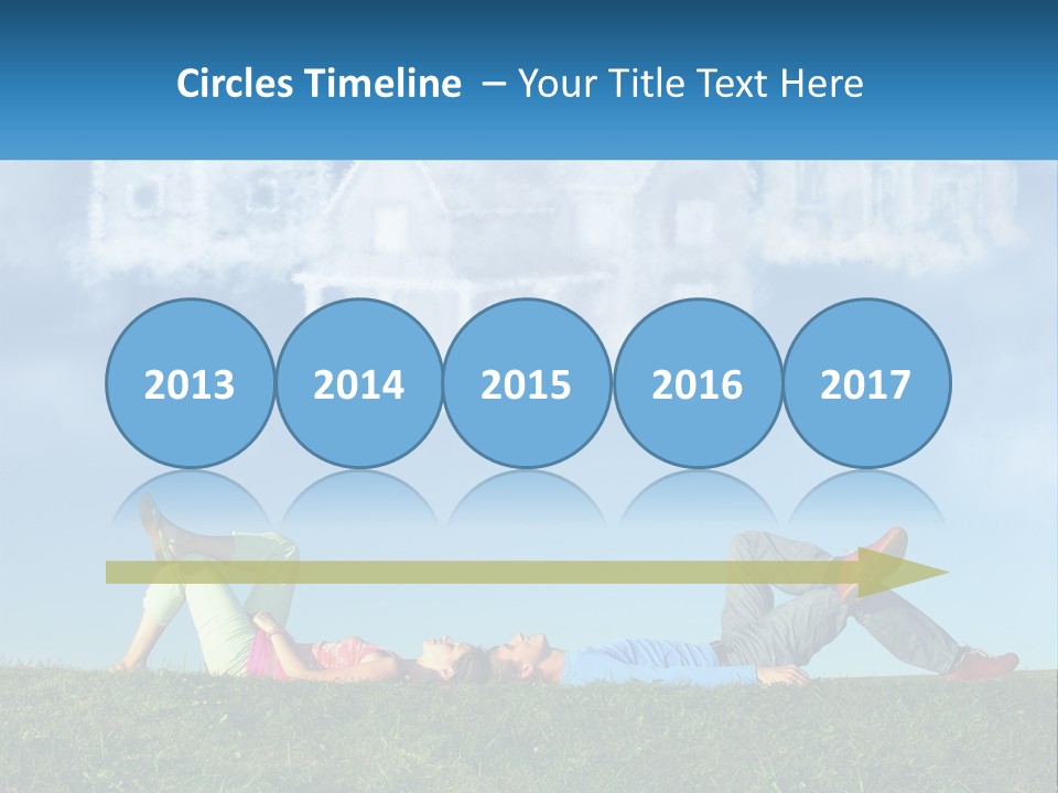 House Cloud Together PowerPoint Template