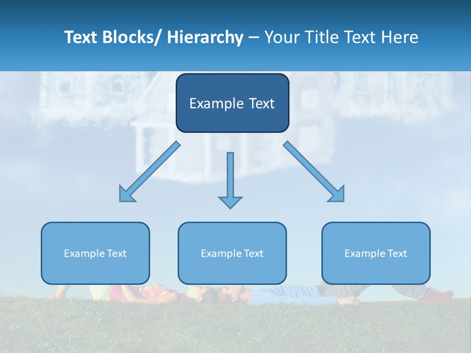 House Cloud Together PowerPoint Template