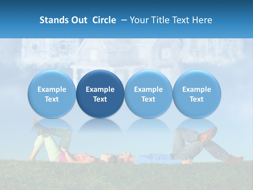 House Cloud Together PowerPoint Template