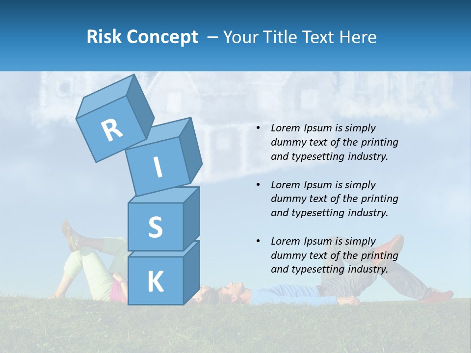 House Cloud Together PowerPoint Template