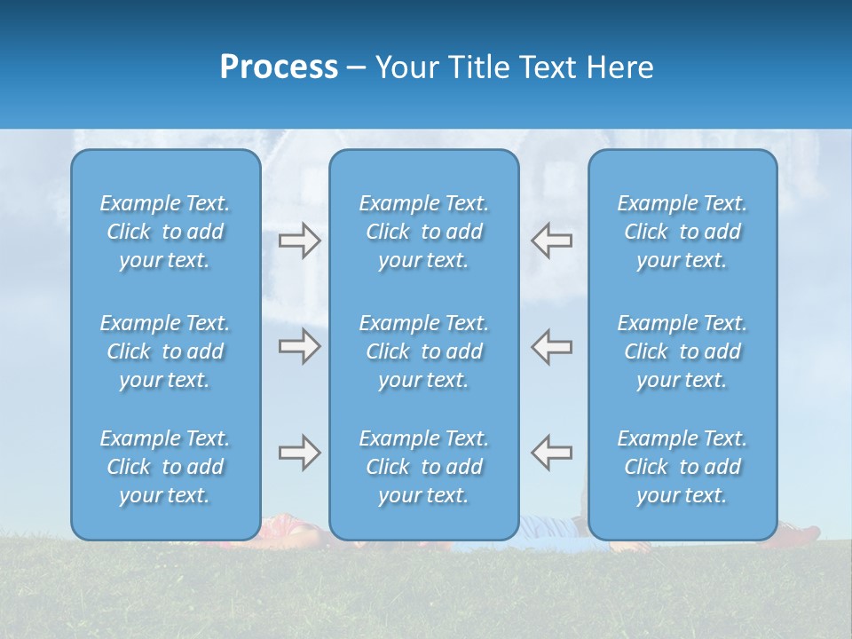 House Cloud Together PowerPoint Template