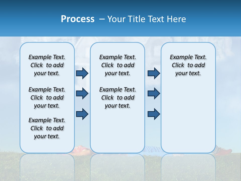 House Cloud Together PowerPoint Template