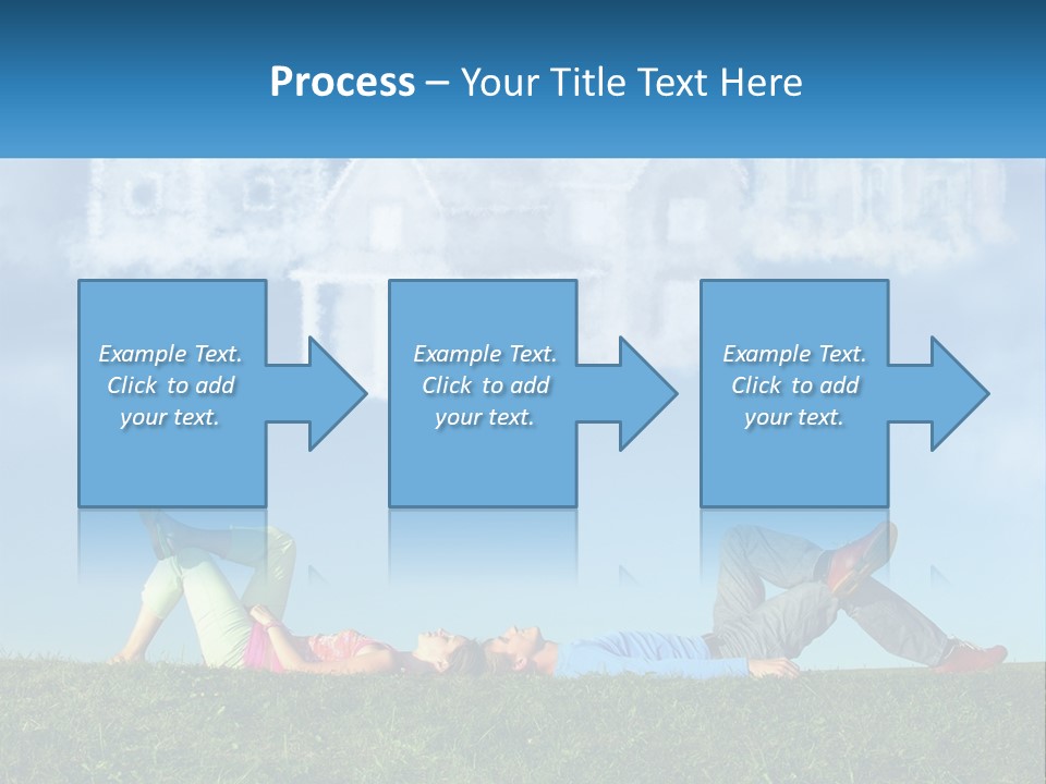 House Cloud Together PowerPoint Template