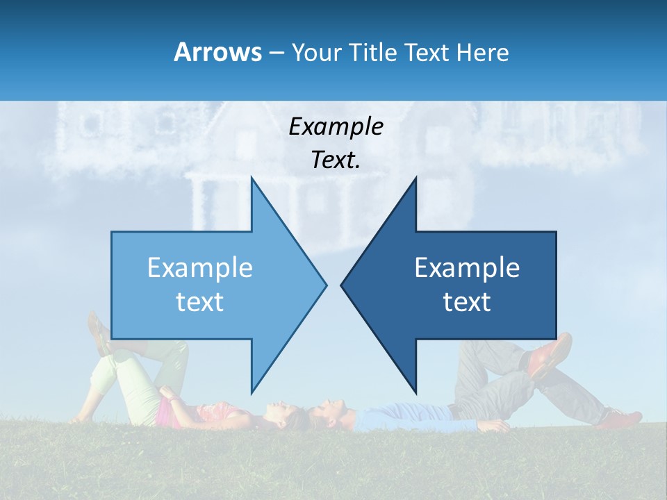 House Cloud Together PowerPoint Template