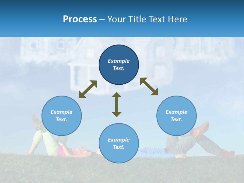 House Cloud Together PowerPoint Template