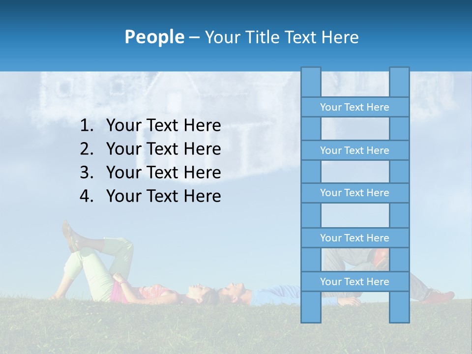 House Cloud Together PowerPoint Template