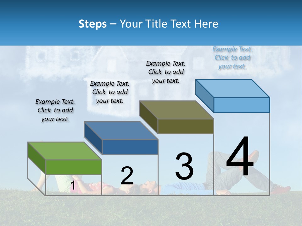 House Cloud Together PowerPoint Template