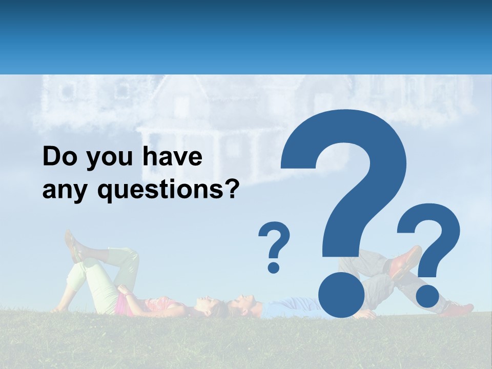 House Cloud Together PowerPoint Template