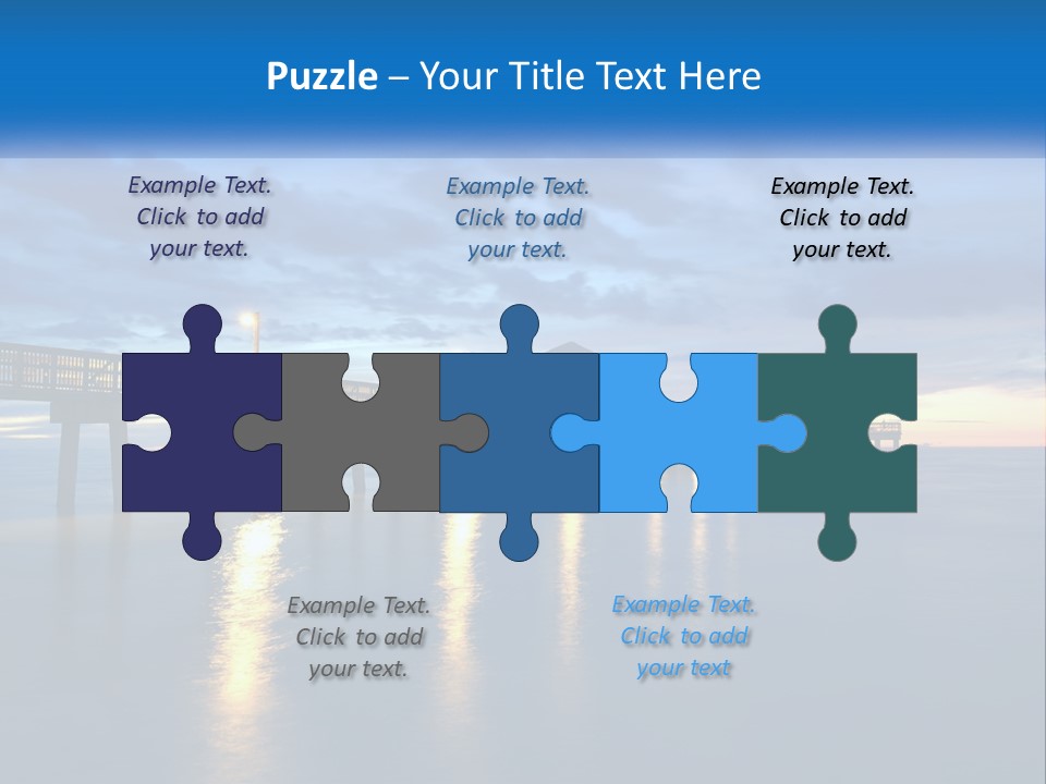 Nighttime Relax Sunshine PowerPoint Template