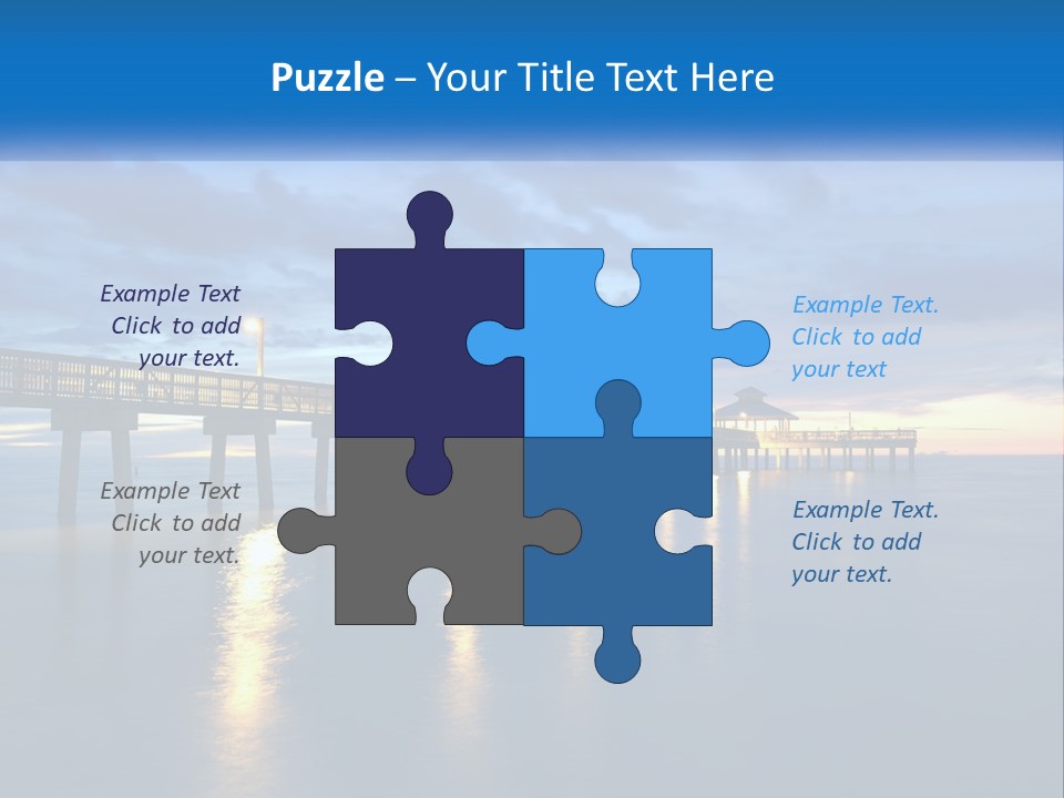 Nighttime Relax Sunshine PowerPoint Template