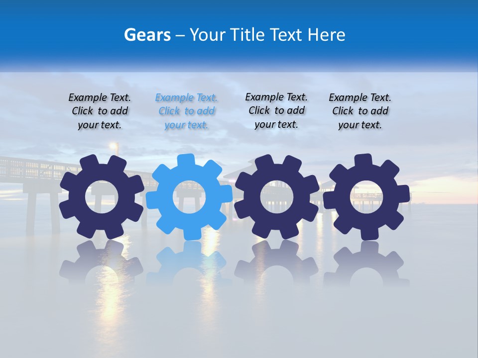 Nighttime Relax Sunshine PowerPoint Template