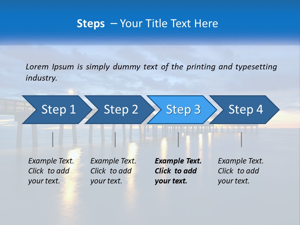 Nighttime Relax Sunshine PowerPoint Template