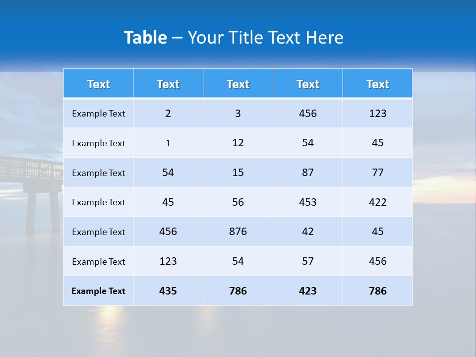 Nighttime Relax Sunshine PowerPoint Template