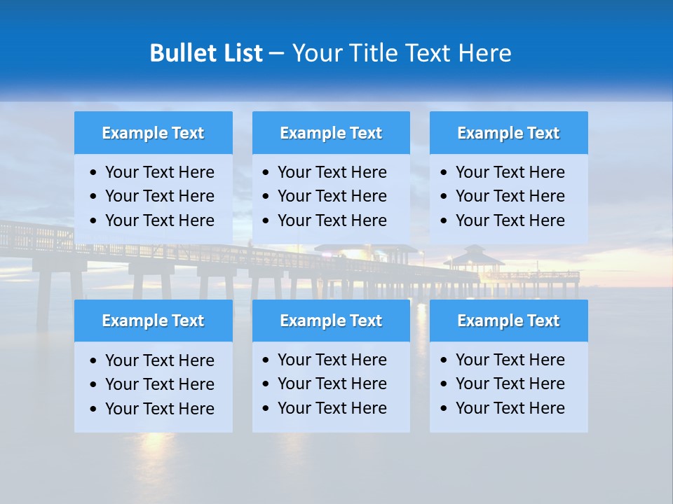 Nighttime Relax Sunshine PowerPoint Template