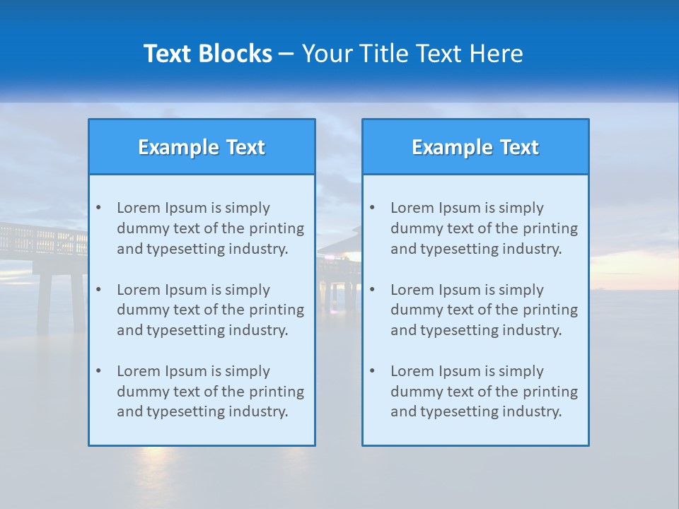 Nighttime Relax Sunshine PowerPoint Template