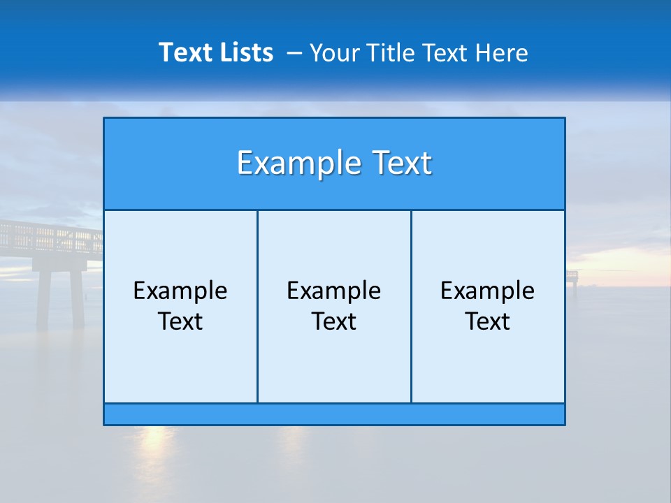 Nighttime Relax Sunshine PowerPoint Template