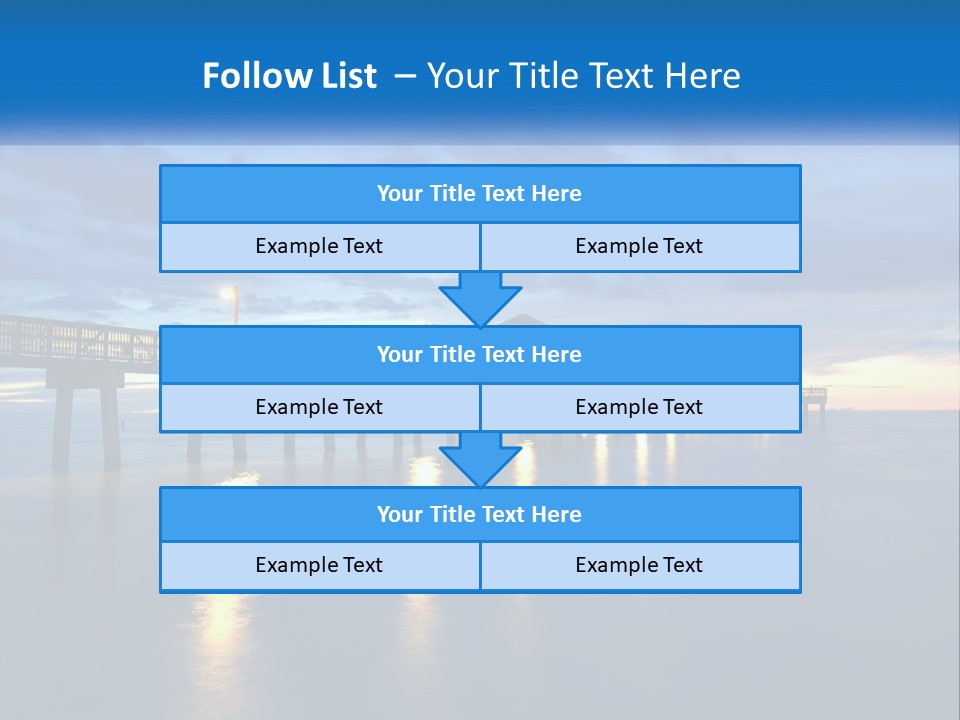 Nighttime Relax Sunshine PowerPoint Template