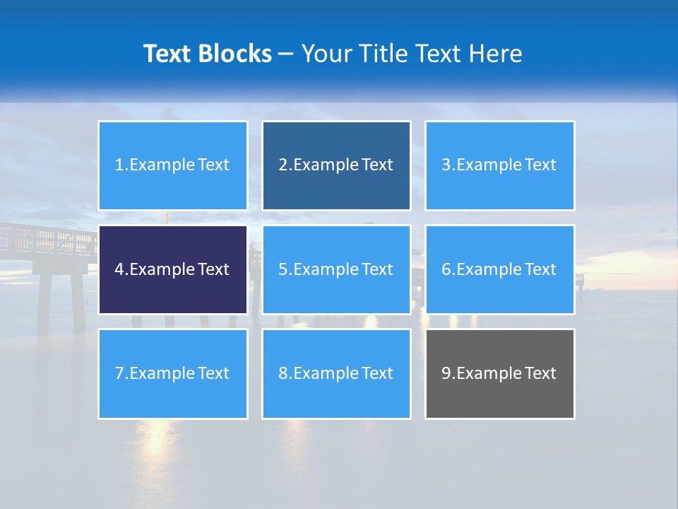 Nighttime Relax Sunshine PowerPoint Template