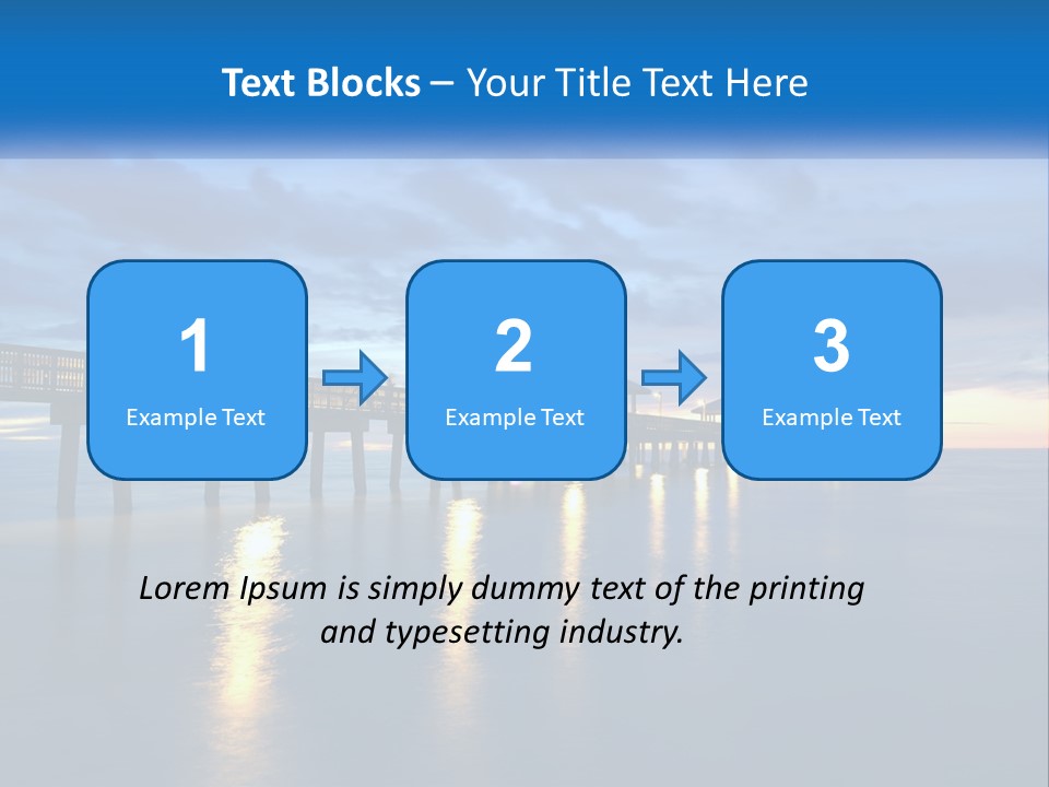 Nighttime Relax Sunshine PowerPoint Template