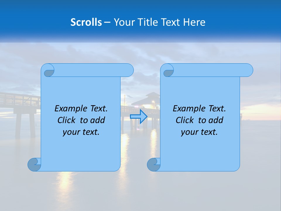 Nighttime Relax Sunshine PowerPoint Template
