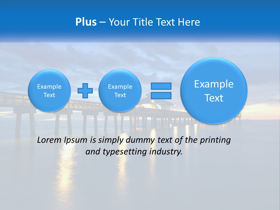 Nighttime Relax Sunshine PowerPoint Template