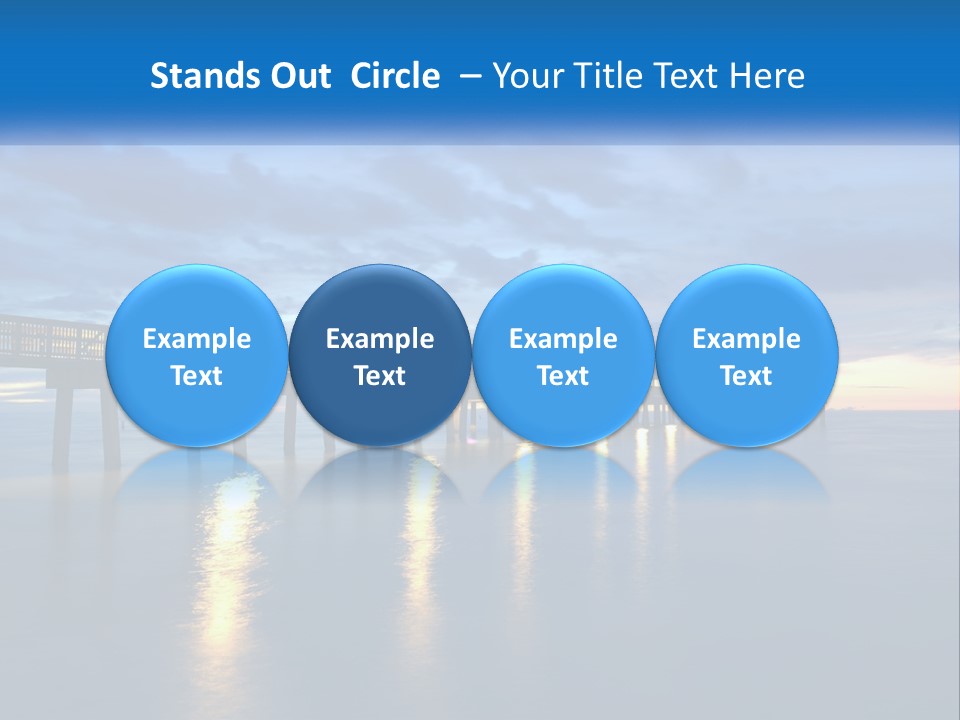 Nighttime Relax Sunshine PowerPoint Template