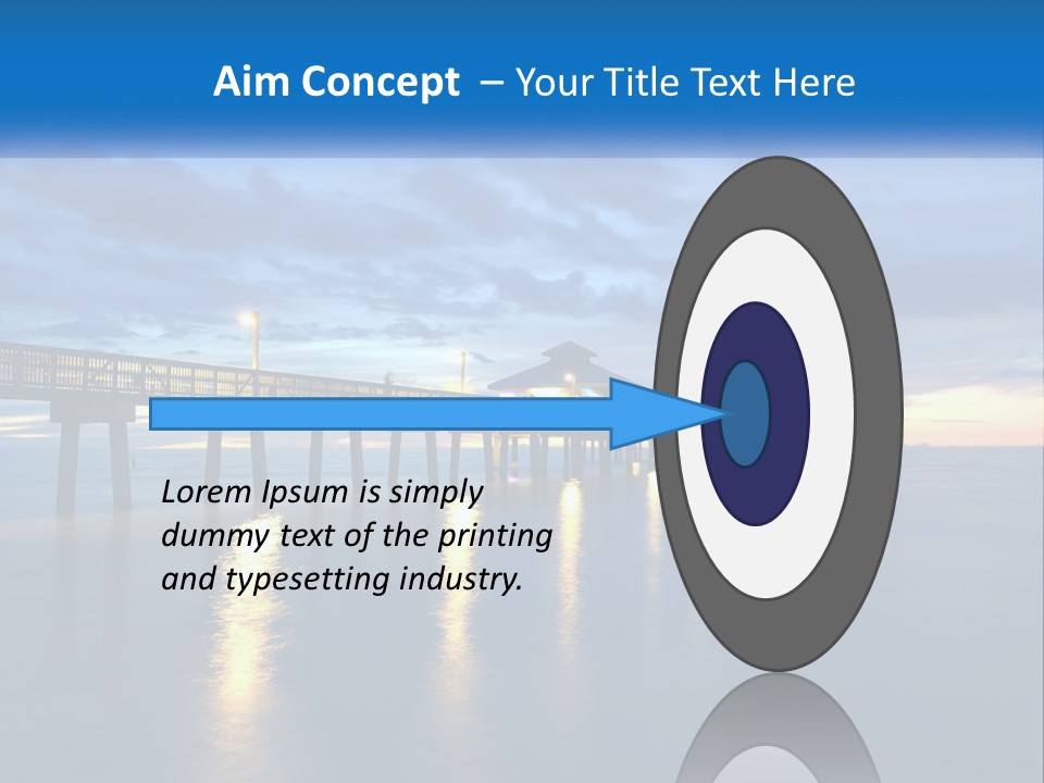 Nighttime Relax Sunshine PowerPoint Template