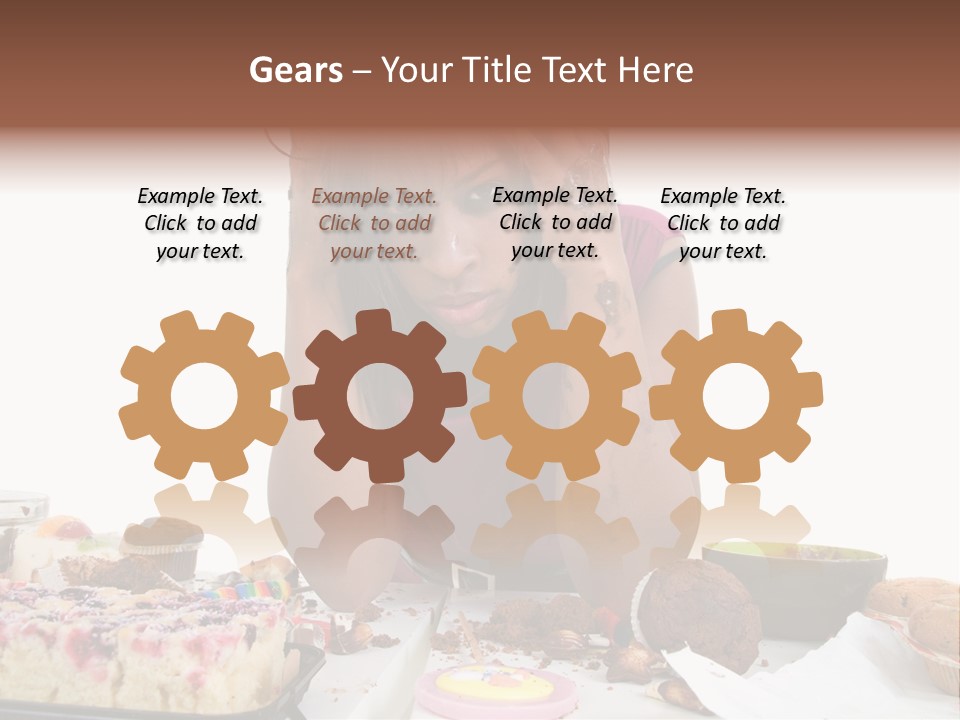 Pig Boulemic Greed PowerPoint Template