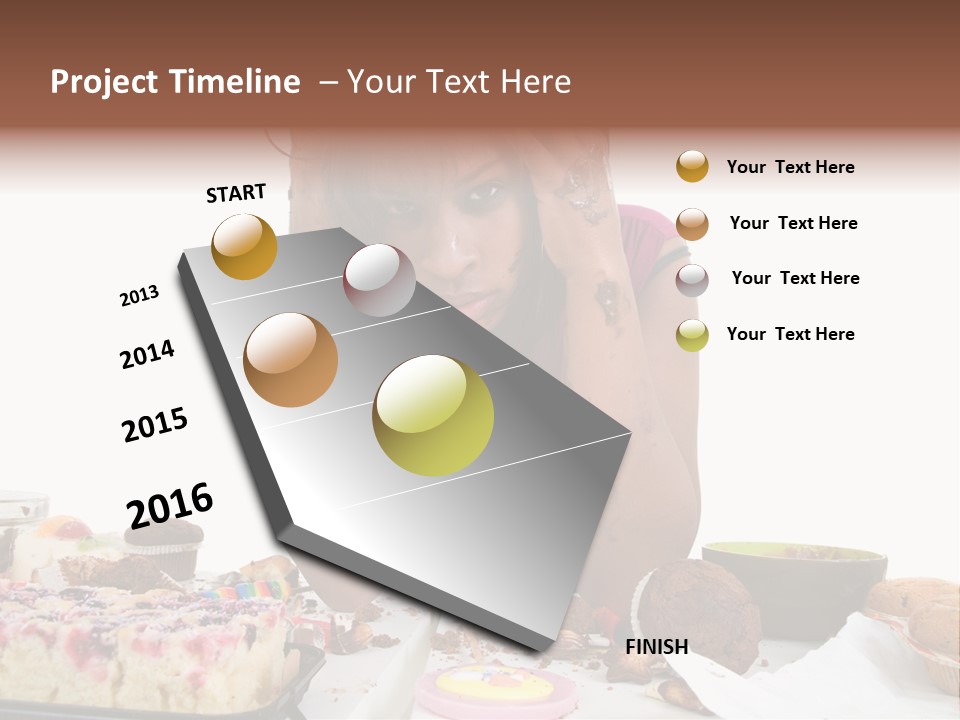 Pig Boulemic Greed PowerPoint Template