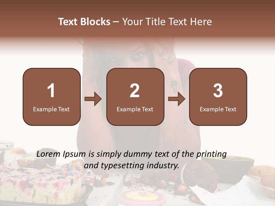 Pig Boulemic Greed PowerPoint Template