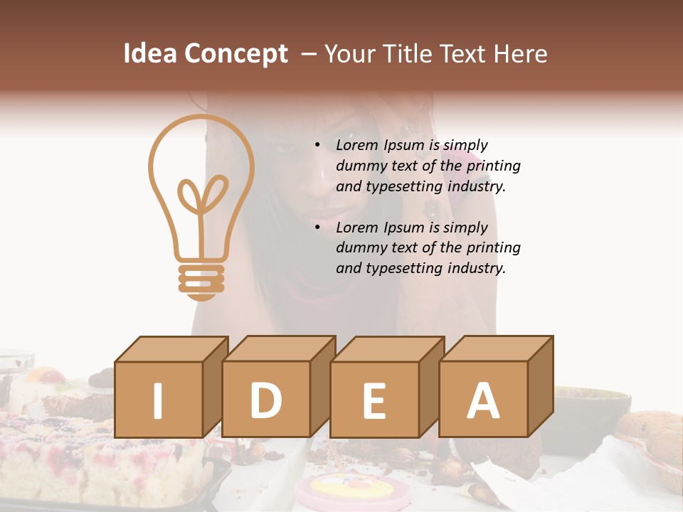 Pig Boulemic Greed PowerPoint Template