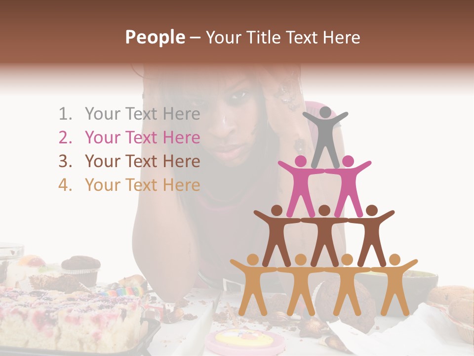 Pig Boulemic Greed PowerPoint Template