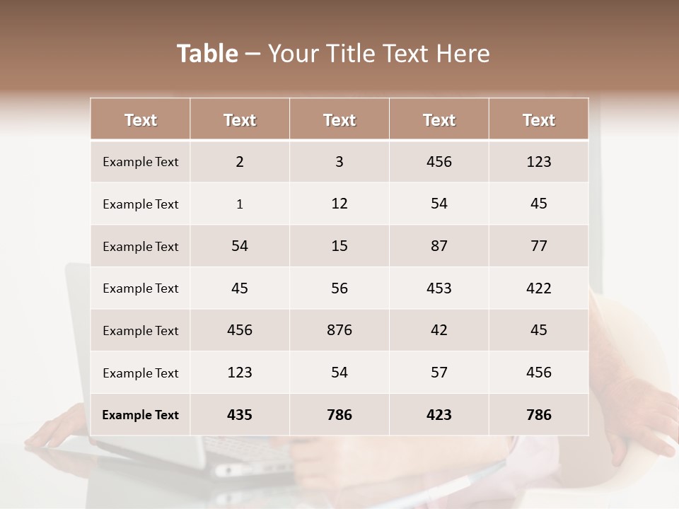 An Elderly Couple Looking At A Laptop Computer PowerPoint Template