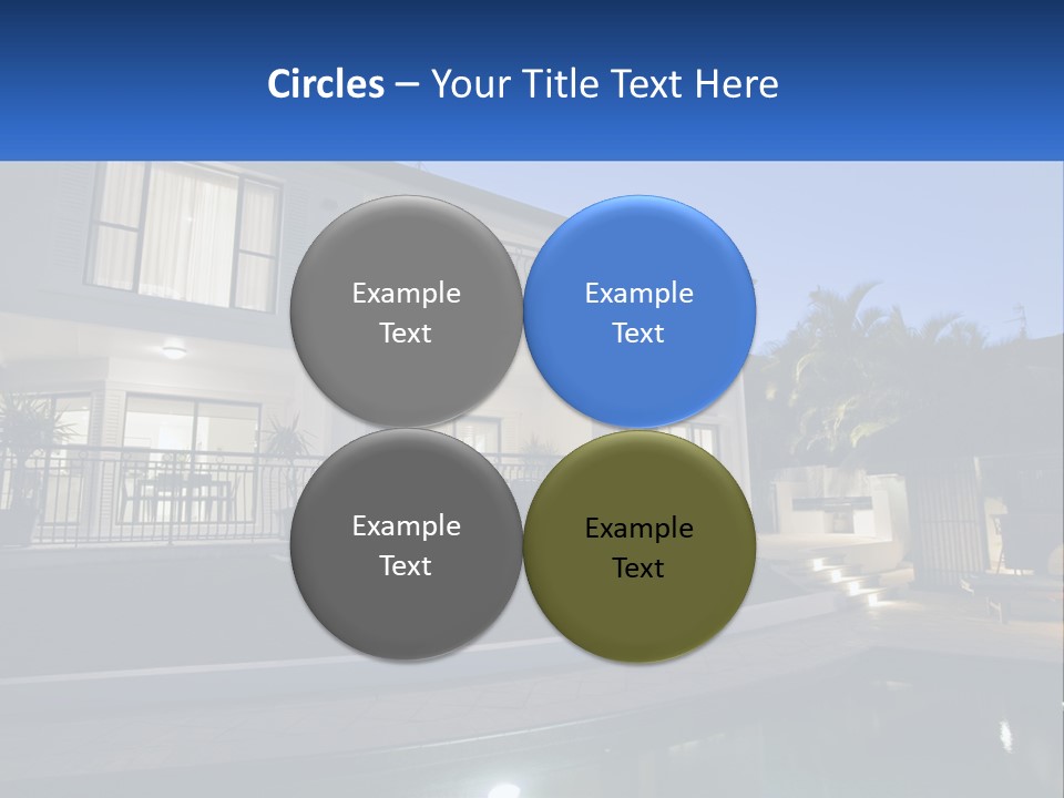 Hut Built Vacations PowerPoint Template