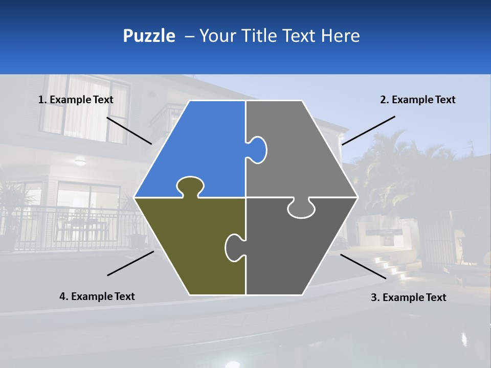 Hut Built Vacations PowerPoint Template