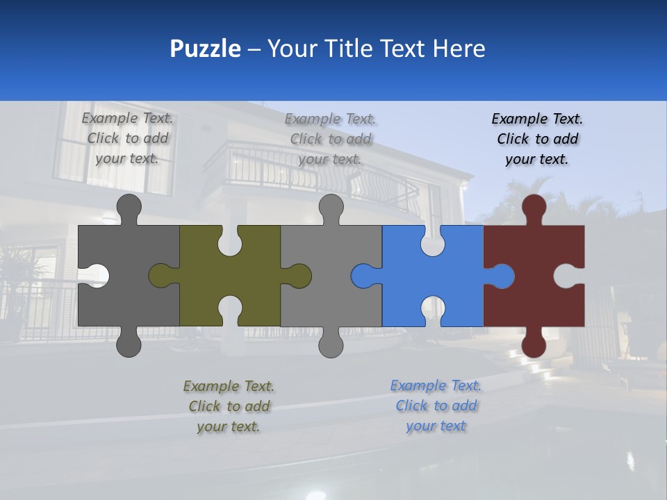 Hut Built Vacations PowerPoint Template