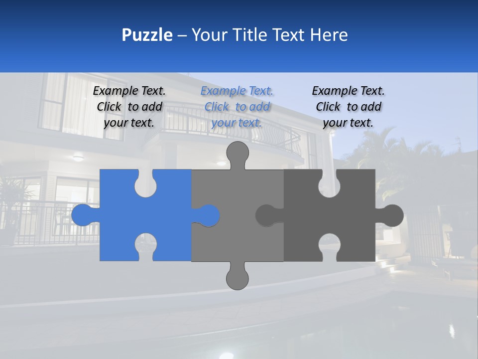 Hut Built Vacations PowerPoint Template