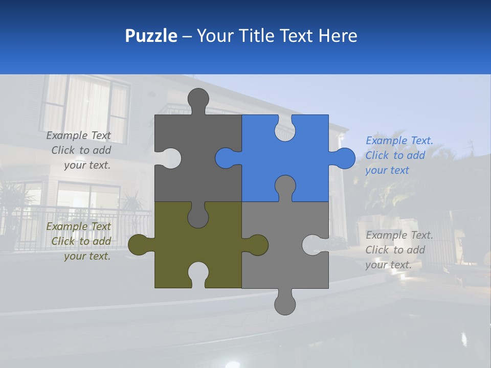 Hut Built Vacations PowerPoint Template